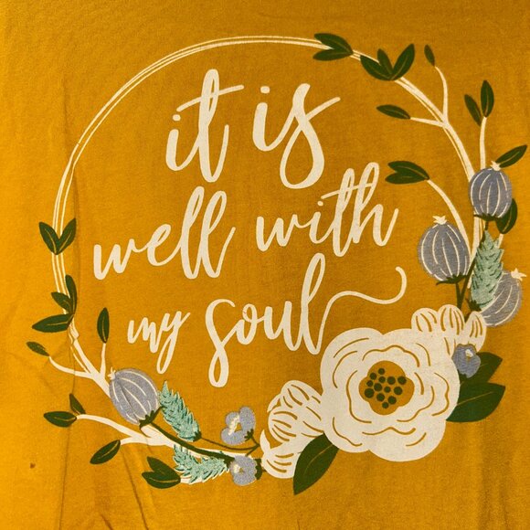 It Is Well With My Soul Tshirt Women's Medium - Picture 2 of 4